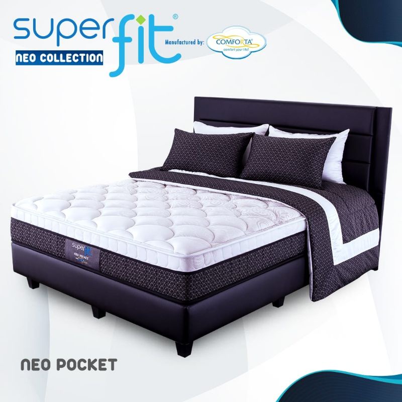 Jual Promo Ori Comforta Neo Pocket Kasur Spring Bed Pocket Lumbar Foam ...