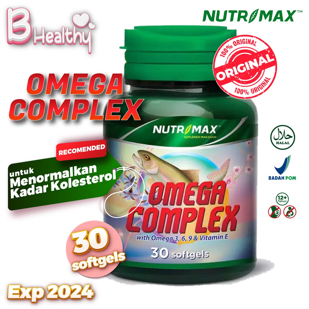 Jual Nutrimax Omega Complex (with Omega 3,6,9 dan Vitamin E) Shopee