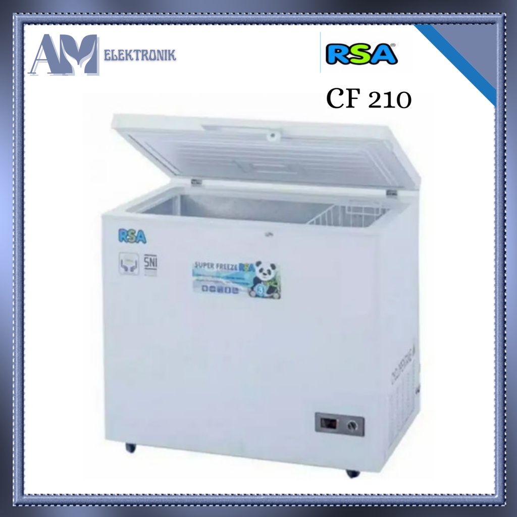 Jual CHEST FREEZER RSA CF 210 / 200 LITER Shopee Indonesia