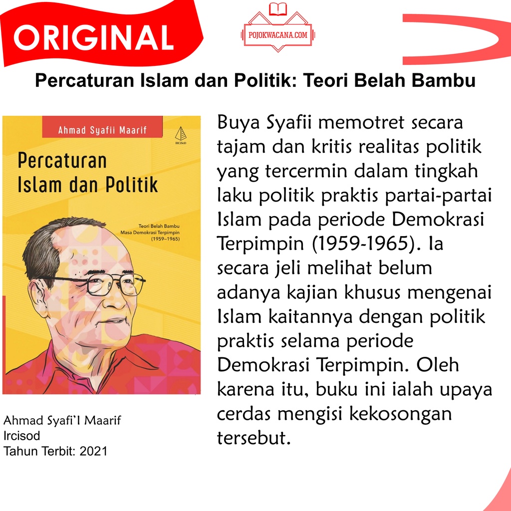 Jual Original - Buku Politik - Percaturan Islam Dan Politik Teori Belah ...