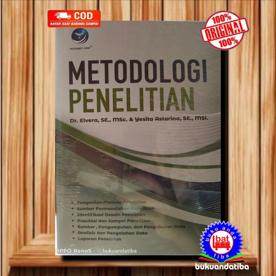 Jual Buku Metodologi Penelitian - Dr. Elvera SE MSc | Shopee Indonesia