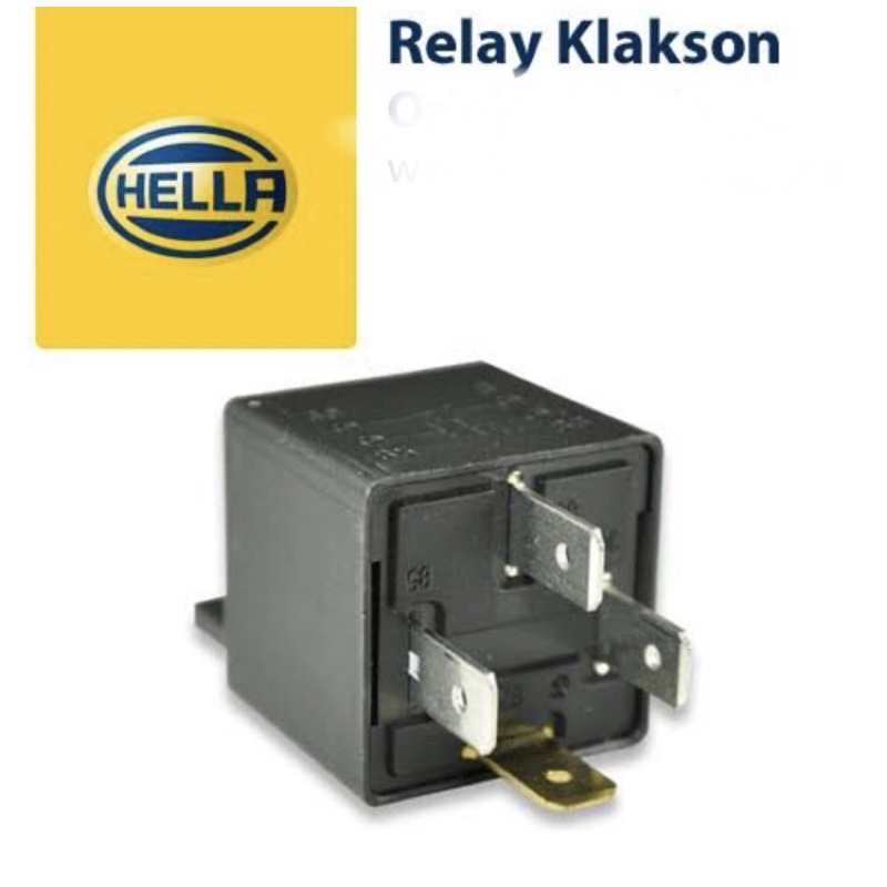 Jual Relay/Riley Klakson/Lampu Mobil & Motor Original Hella Kaki 4 12V ...