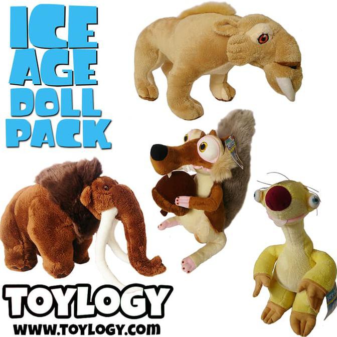 Lot De 12 Breloques Chaussures Âge De Glace - Manny, Diego, Sid, Scrat - Neuf Avec étiquettes