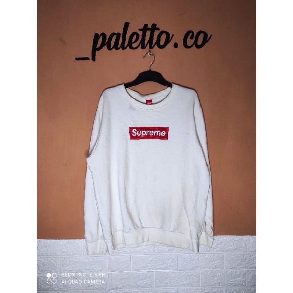 Jual CREWNECK SUPREME MADE IN KOREA Shopee Indonesia