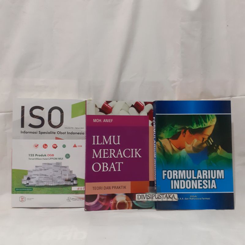 Jual Paket 3 Buku Farmasi ISO Informasi Spesialite Obat, IMO Ilmu ...