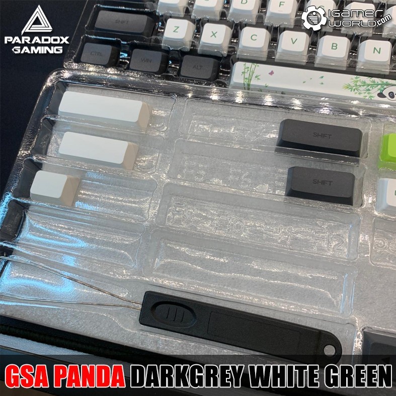 Jual Paradox Gaming GSA Panda edition PBT 64/68 Keycaps Mechanical ...