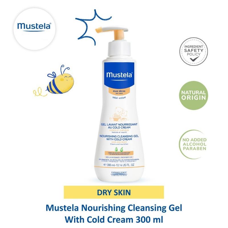 Mustela nourishing cleansing gel with store cold cream