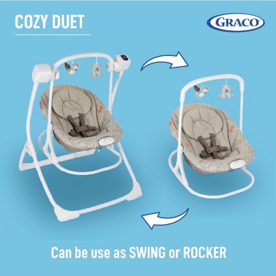 Graco cozy 2024 duet swing