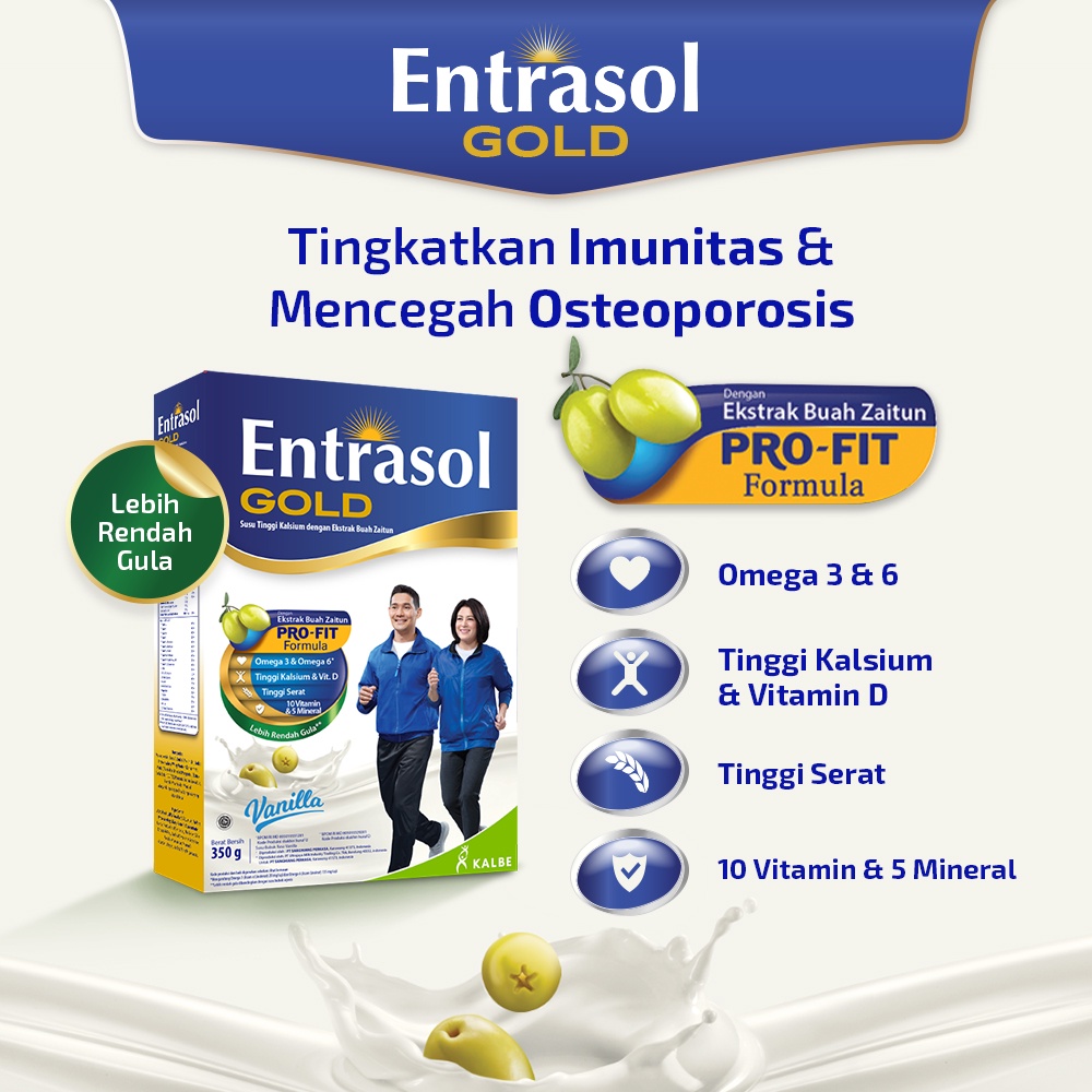 Jual Entrasol Twinpack Gold Vanilla 340g | Shopee Indonesia