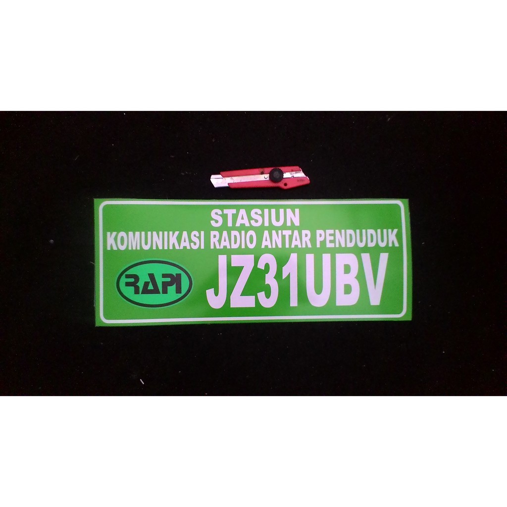 Jual PAPAN CALLSIGN RAPI | Shopee Indonesia