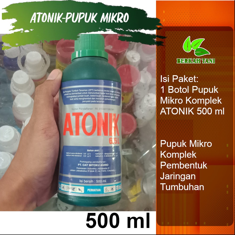 Jual Atonik 500 Ml Pupuk Mikro Komplek Plus ZPT | Shopee Indonesia