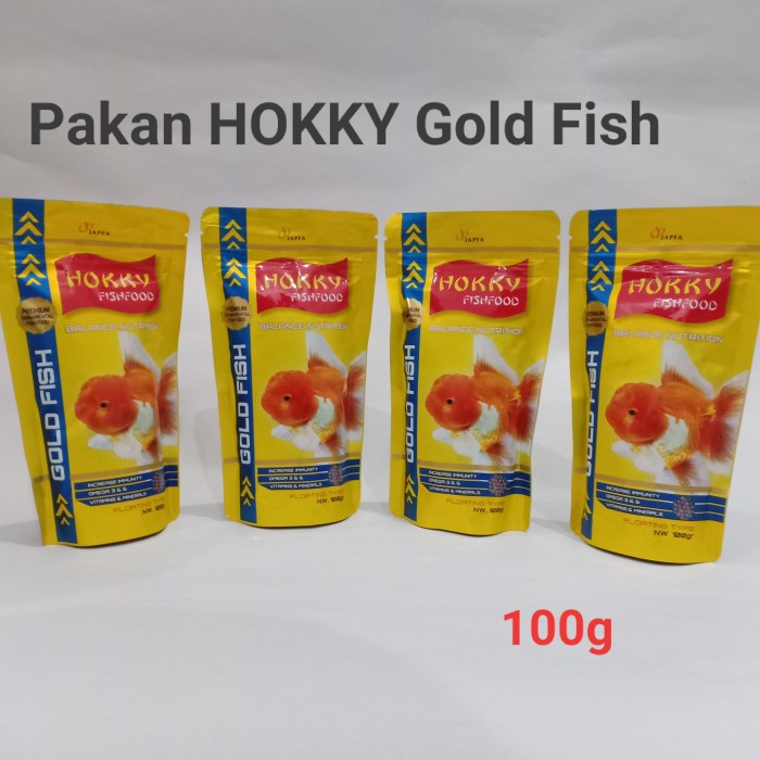 Jual Hokky Gold Fish Goldfish Pakan Makanan Ikan Hias Mas Koki Maskoki