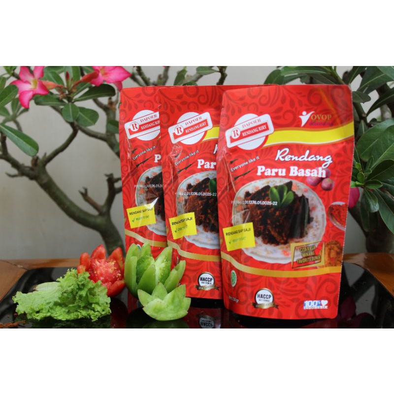 Jual Rendang Paru Basah Dapoer Rendang Riry 250gram | Shopee Indonesia