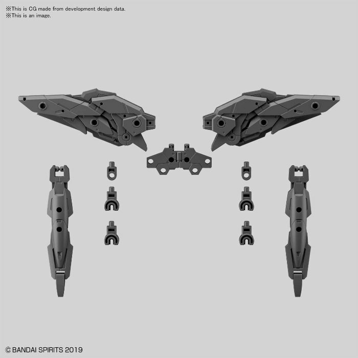 Jual 30MM Option Parts Set 5 Multi wing Booster Model kit 1/144 ...