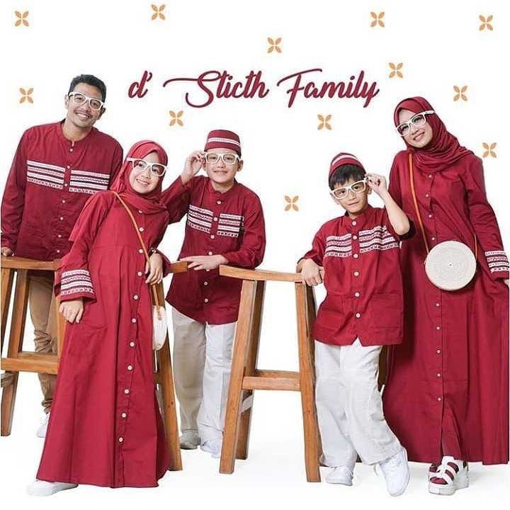 Jual Baju Muslim Anak Dannis model d'Stitch Family Shopee Indonesia