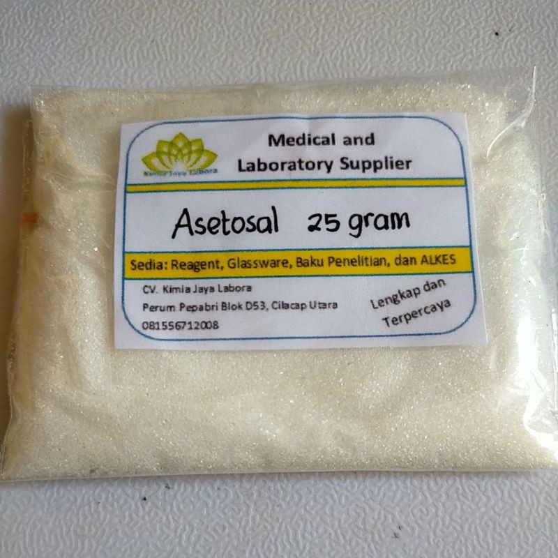 Jual Asam Asetil Salisilatasetosal 25 G Shopee Indonesia 9740