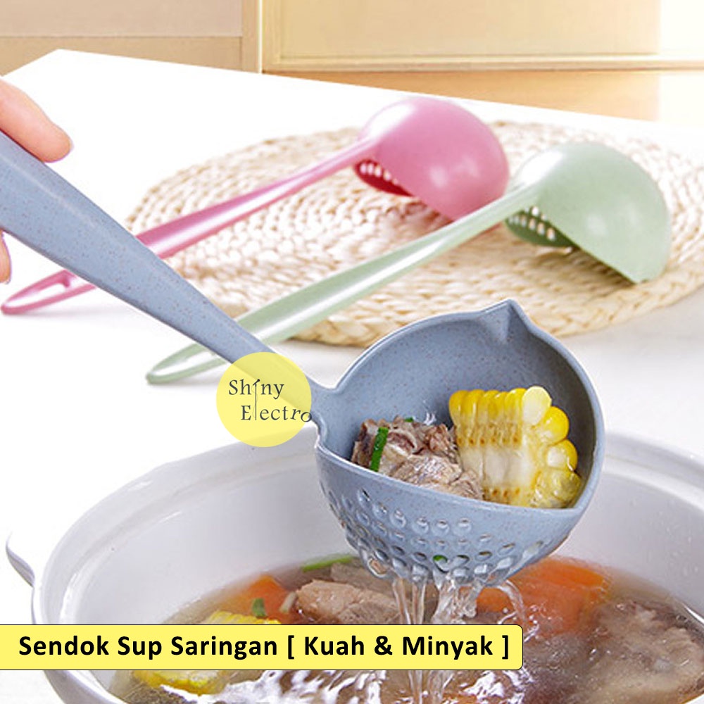 Jual Centong Sendok Sup Sop Tirisan Sayur Kuah Shabu Saringan Masak