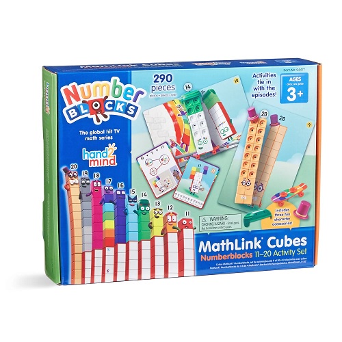 Jual Hand2Mind - Numberblocks MathLink Cubes 11–20 Activity Set ...