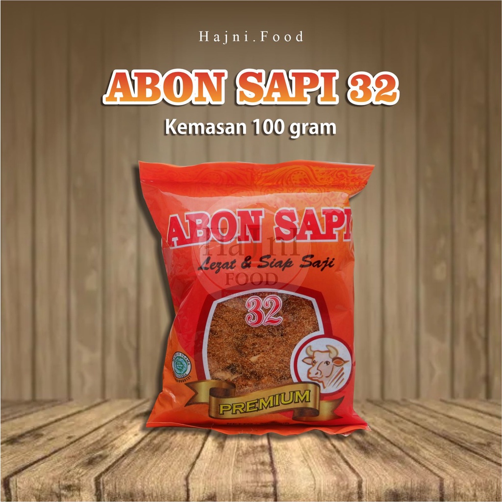 Jual Abon Sapi 32 Premium Lezat Dan Siap Saji Kemasan 100gr Temen Makan