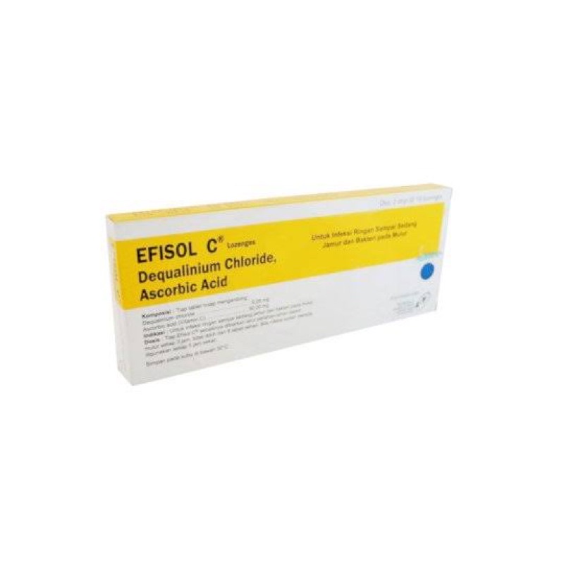 Jual Efisol C tablet hisap isi 20 tablet | Shopee Indonesia