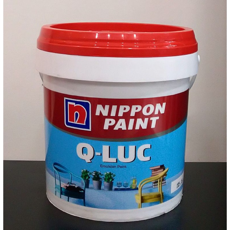Jual Cat Tembok Nippon Paint QLuc 18 kg Putih (1505) Shopee Indonesia