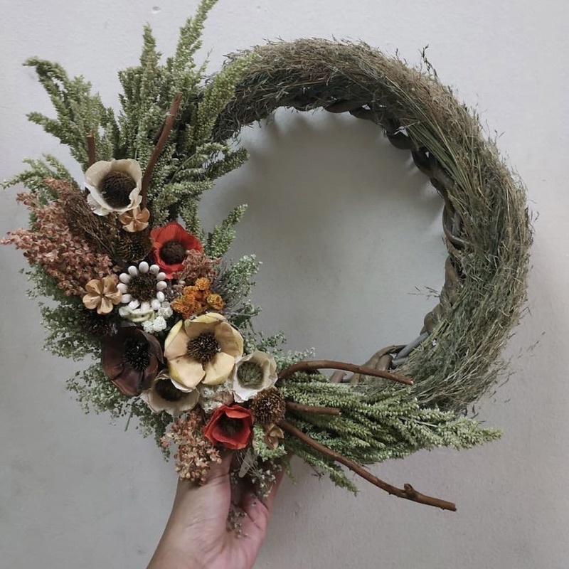 Jual bunga rangkai dried flower bunga kering (ring dried flower A ...