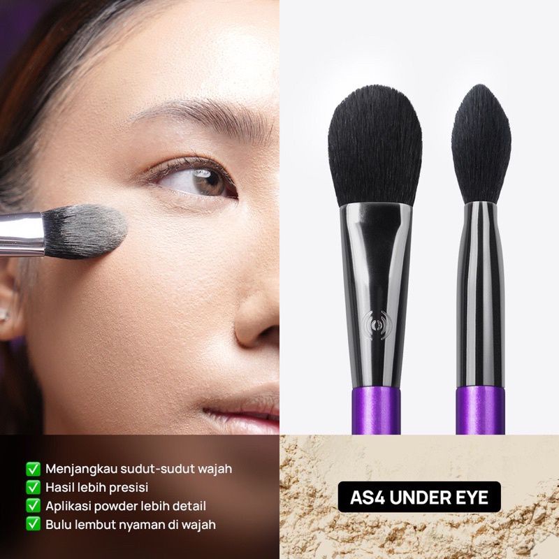 Jual Hara Amala Face Brush Kuas Makeup Foundation Blush Contour