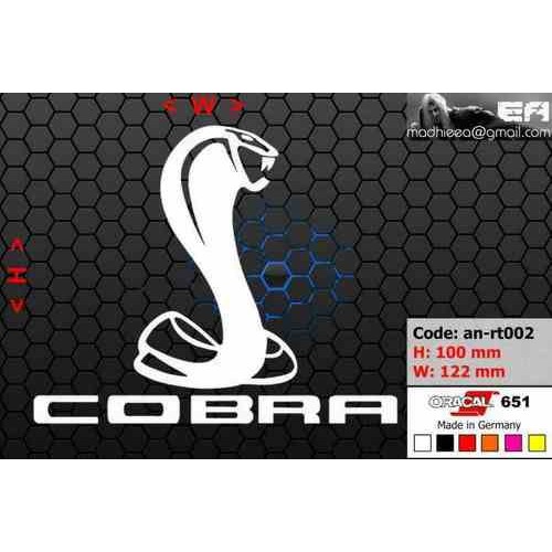 Jual ea cutting sticker / decal Code: an-rt002 ( cobra ) | Shopee Indonesia