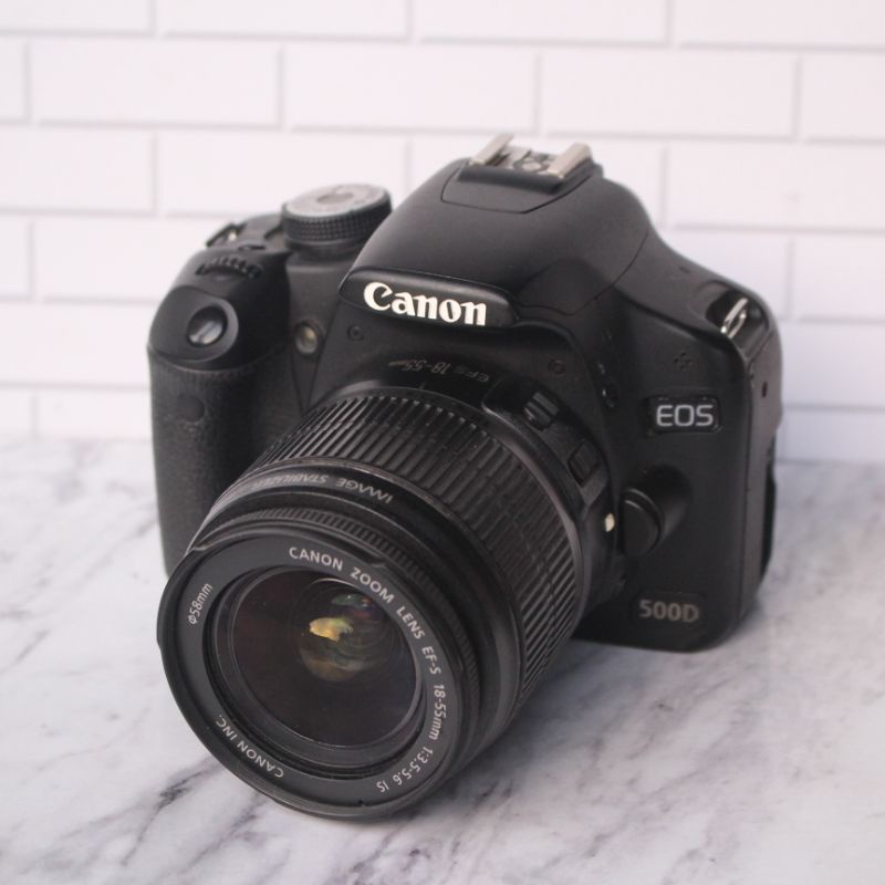 Jual Canon Dslr 500D Kit 1855mm Normal Shopee Indonesia