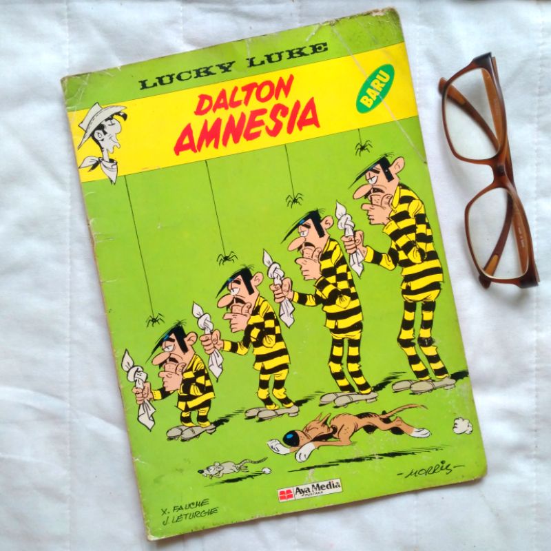 Jual Komik Cergam Eropa Jadul Langka Lucky Luke Dalton Amnesia Morris Aya Media C Original