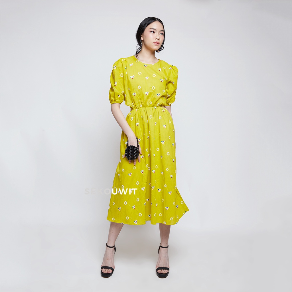 white christmas dresses Fantastic 1970s Strapless Extended Multi Tie Bohemian Cotton Batik Pri –  Shrimpton Couture main image 0