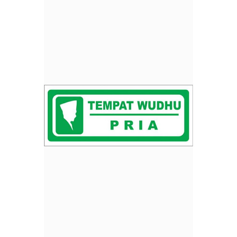 Jual STIKER STICKER/AKRILIK MASJID MUSHOLA ARAH KIBLAT TEMPAT WUDHU ...