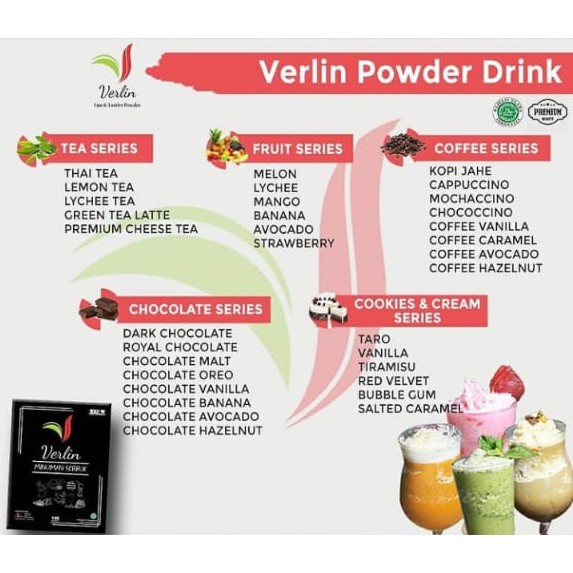 Jual VERLIN POWDER DRINK 1KG / MINUMAN / BUBUK MINUMAN / BUBUK MINUMAN ...