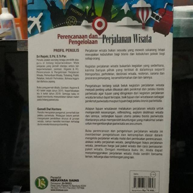 Jual Buku Perencanaan Dan Pengelolaan Perjalanan Pariwisata Shopee