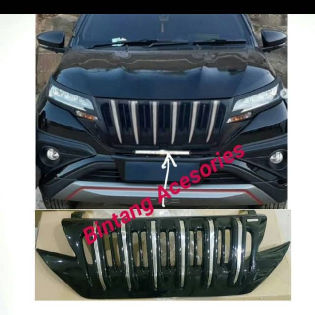 Jual Grill depan mobil all new Rush/terios 2018-2019 model apolo