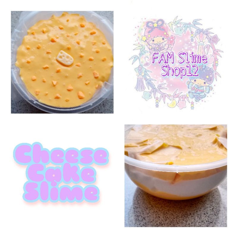 Jual (READY COD )Cheese Cake Slime ( 200cc ) Shopee Indonesia