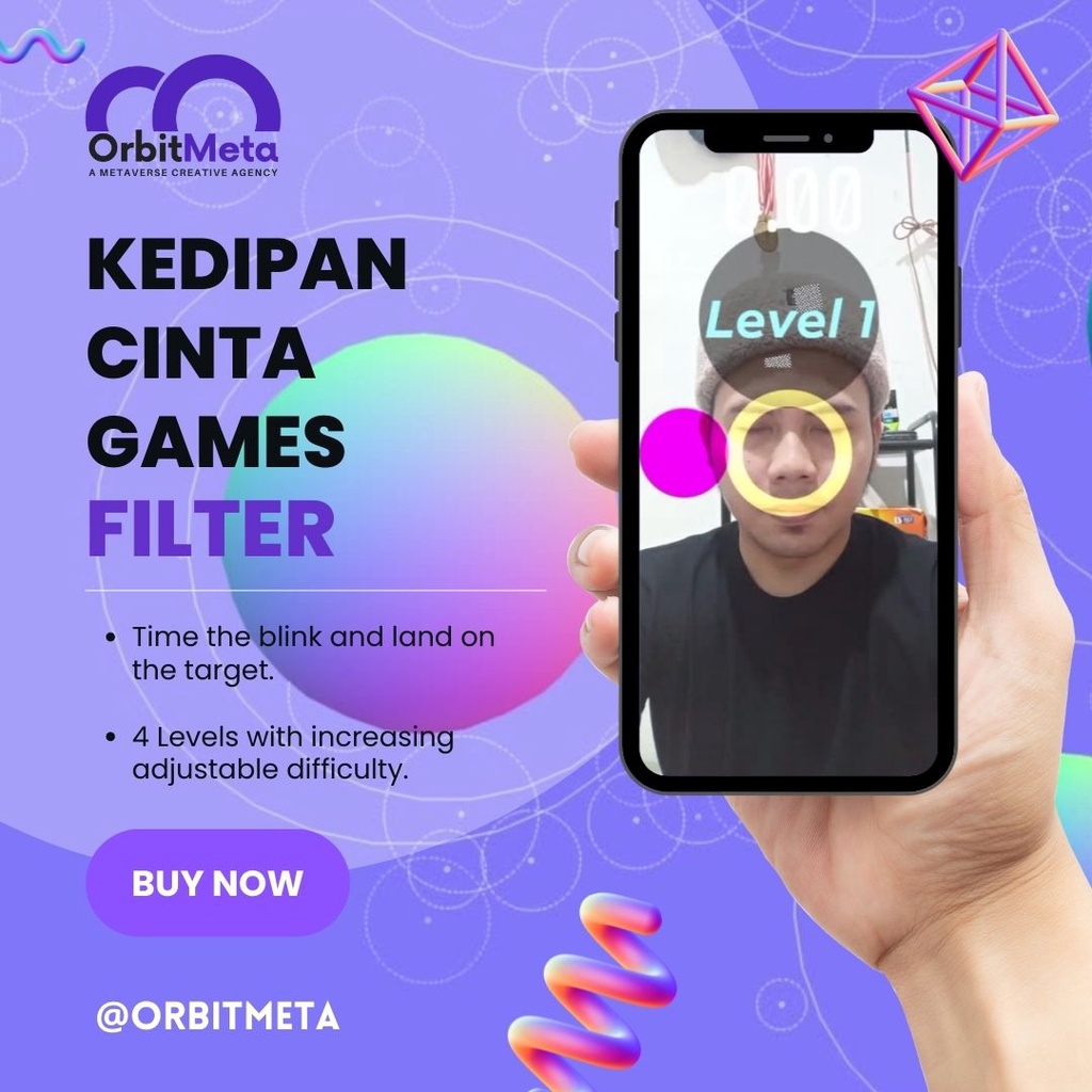Jual Games Kedip Mata Filter Instagram / Filter Games Instagram / AR