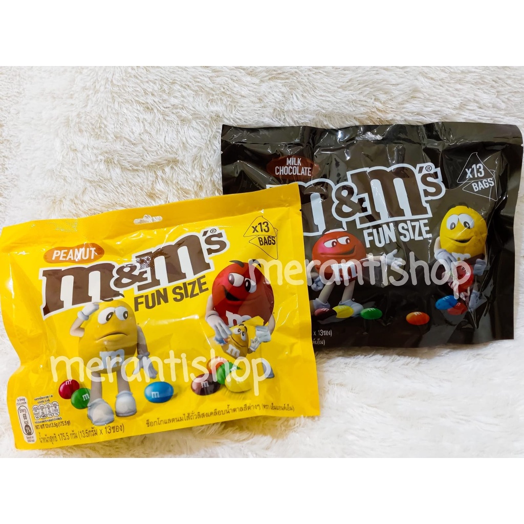 Jual M&M m&m's m&ms cup cups fun size pack 270 g gr gram import cokelat  milk chocolate peanut candy HALAL permen coklat premium packs triangle  segitiga seg di Seller Ananta888 - Kemboja