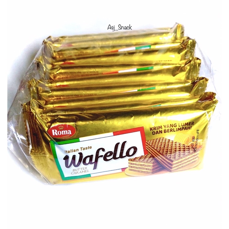 Jual Wafer Roma Wafello ada 3 rasa: Coconut Creme, Choco Blast dan ...