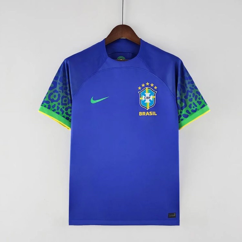 Jual Jersey Baju Bola Brazil Away 2022/2023 World Cup Qatar Grade Ori ...