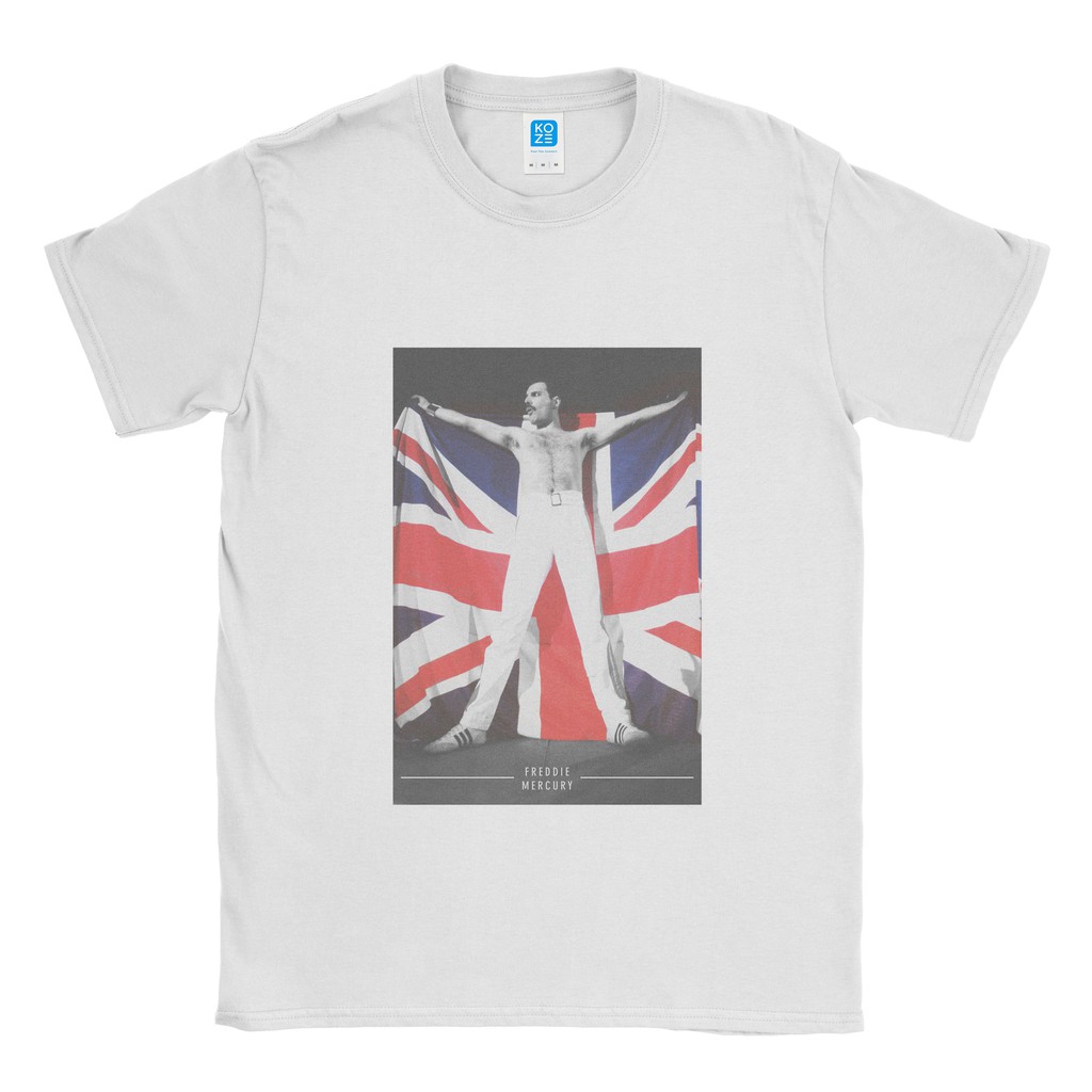 Jual Baju Kaos Band Queen Freddie Flag Shopee Indonesia