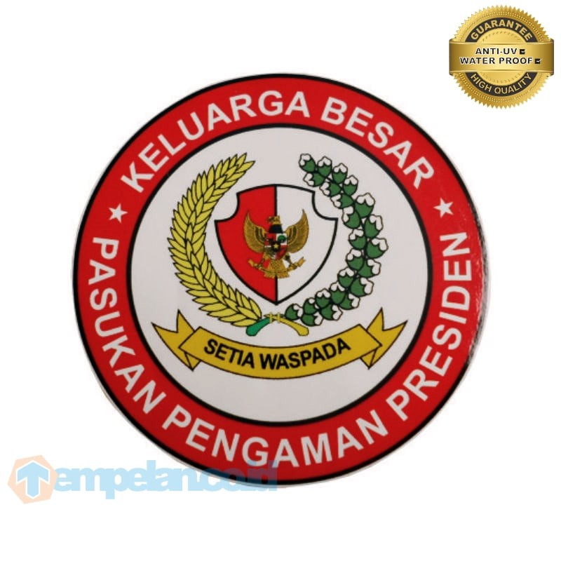 Jual STIKER PASUKAN PENGAMANAN PRESIDEN ( PASPAMPRES ) | Shopee Indonesia