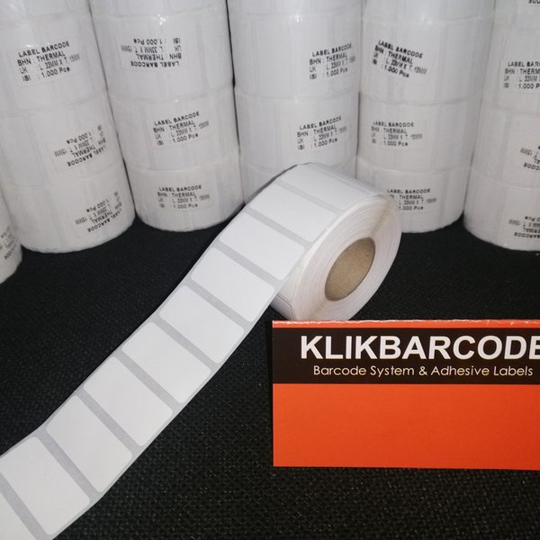 Jual KASIR STICKER BARCODE 33 X 15MM - 1 BARIS - THERMAL - KLIKBARCODE ...