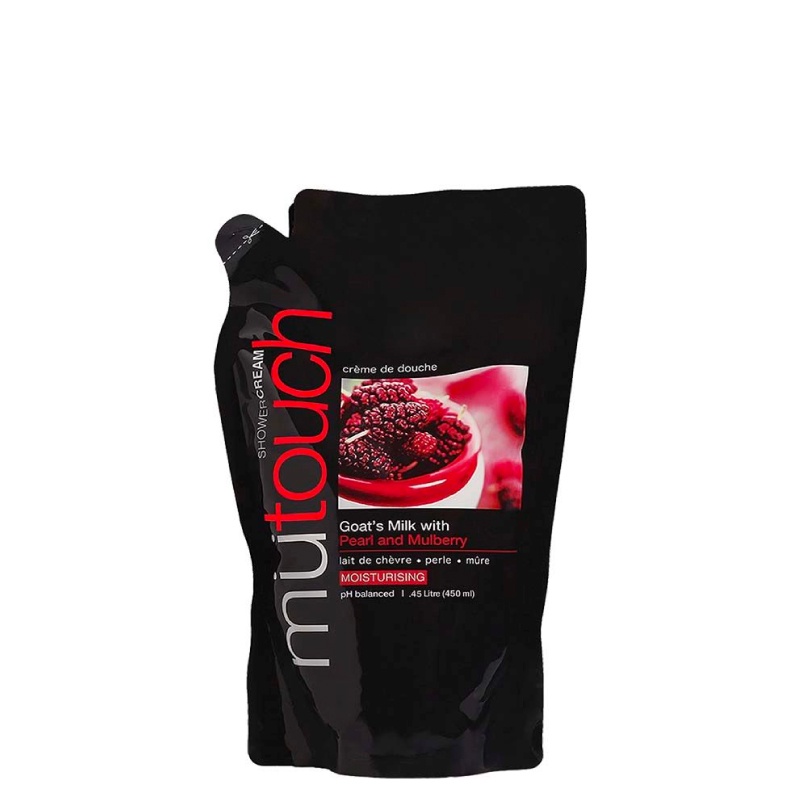 Jual Mutouch Shower Cream Goats Milk With Mulberry and Pearl 800 mL ...