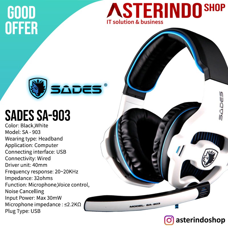 Jual Sades SA-918 Armor - Headset Gaming - Kota Balikpapan