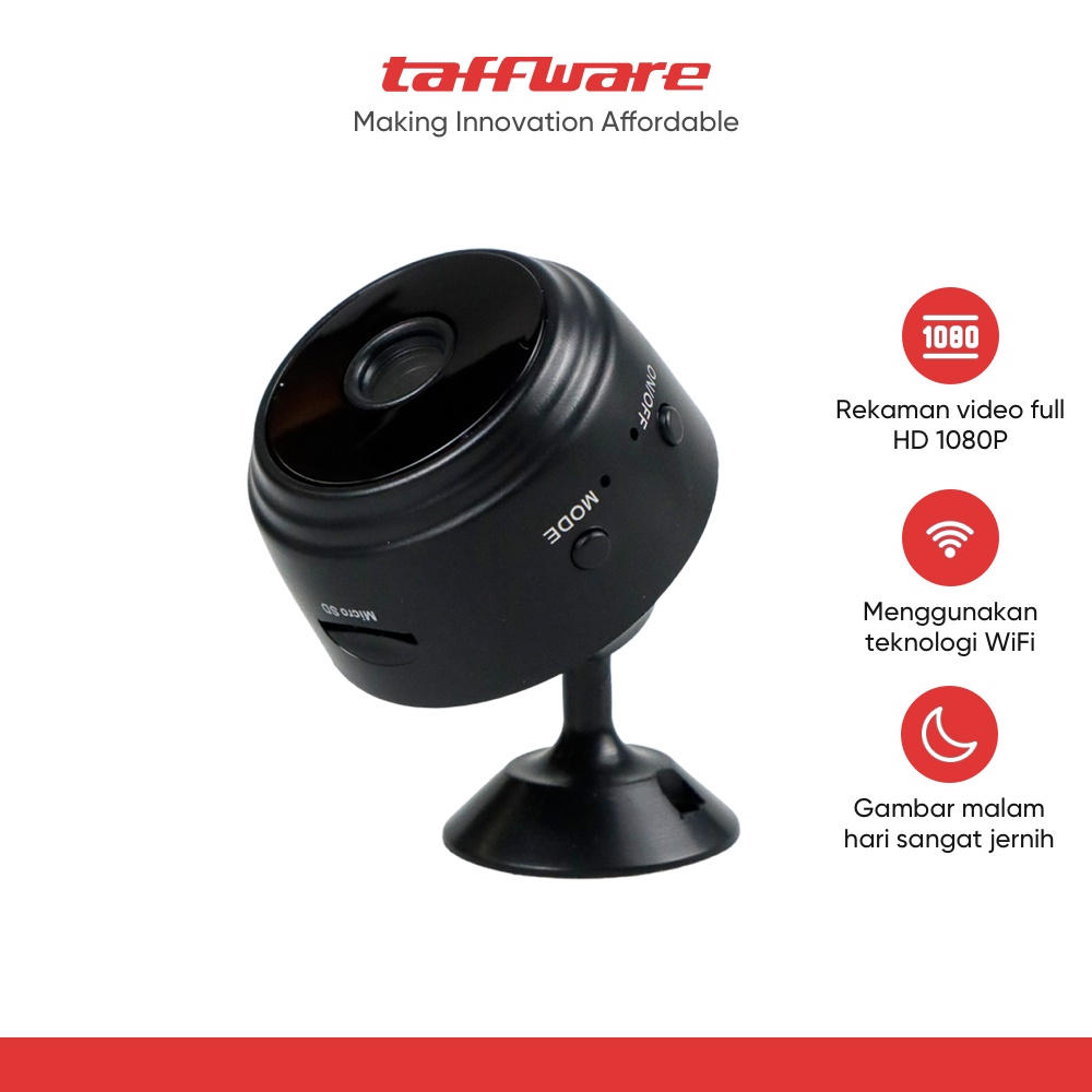 Jual Taffware Mini WiFi IP Camera CCTV 1080P - A9 | Shopee Indonesia