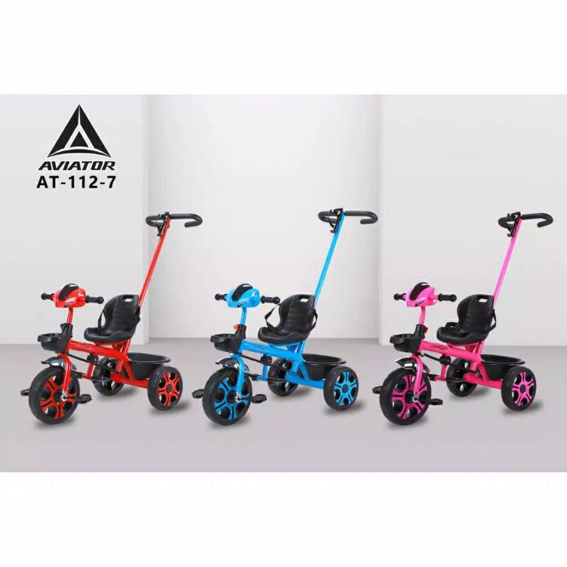 Jual Sepeda Roda Tiga Aviator AT-112-7 Musik New | Shopee Indonesia