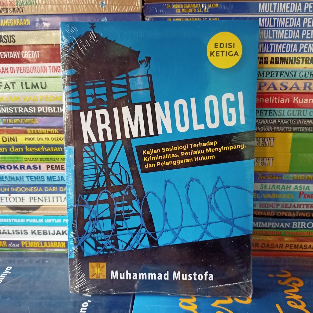 Jual Buku KRIMINOLOGI Kajian Sosiologi Terhadap Kriminalitas, Perilaku ...