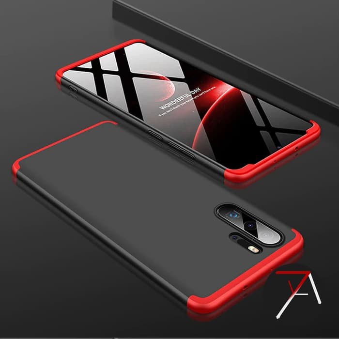 HONLEN Custodia In Pelle Per HUAWEI P30 Pro / P30 Pro New Edition (6.47'') - Cover Business Con Retro In PU Rosso, Airbag Anti-caduta, Pulsanti Morbidi - 6