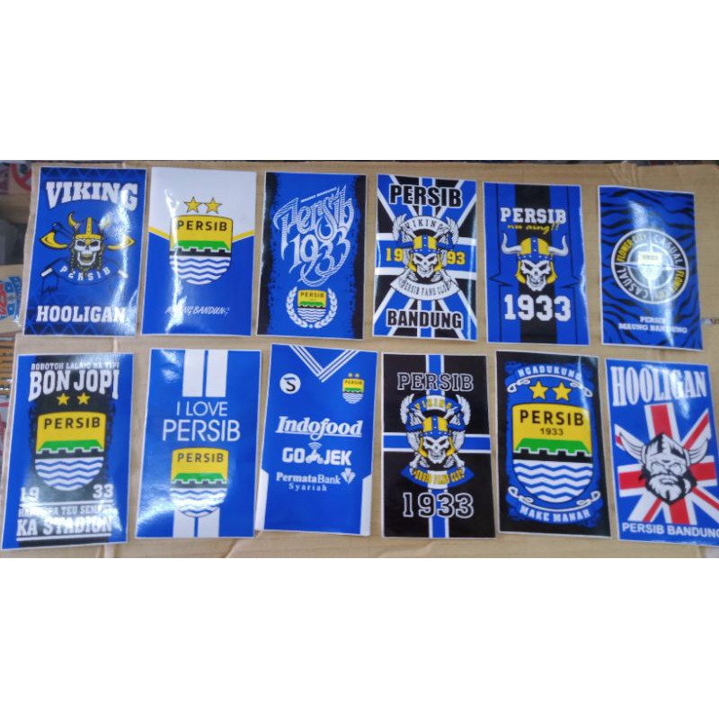 Jual Sticker Hp/Handphone Stiker Persib Bandung Ukuran 9cmx15cm Buat di ...